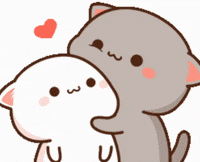 Cat hug